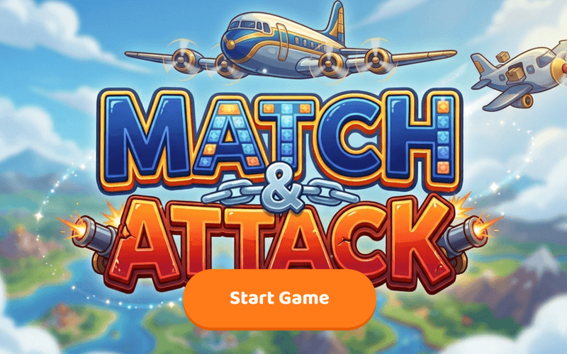 Match & Attack title screen